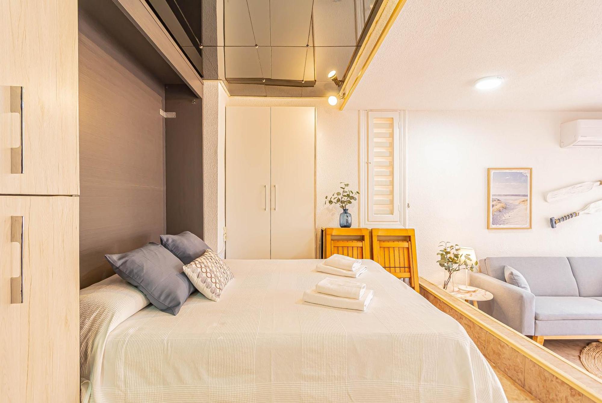 Apartamento La Pecera - La Manga Del Mar Menor - Edificio Monaco - Kilometro 7 - Cama Plegable Y Sofa-Cama Exterior foto