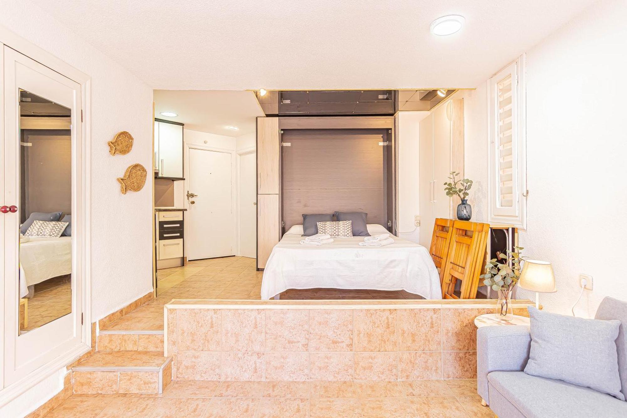 Apartamento La Pecera - La Manga Del Mar Menor - Edificio Monaco - Kilometro 7 - Cama Plegable Y Sofa-Cama Exterior foto