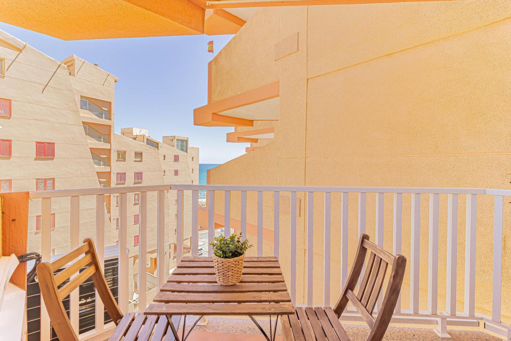 Apartamento La Pecera - La Manga Del Mar Menor - Edificio Monaco - Kilometro 7 - Cama Plegable Y Sofa-Cama Exterior foto