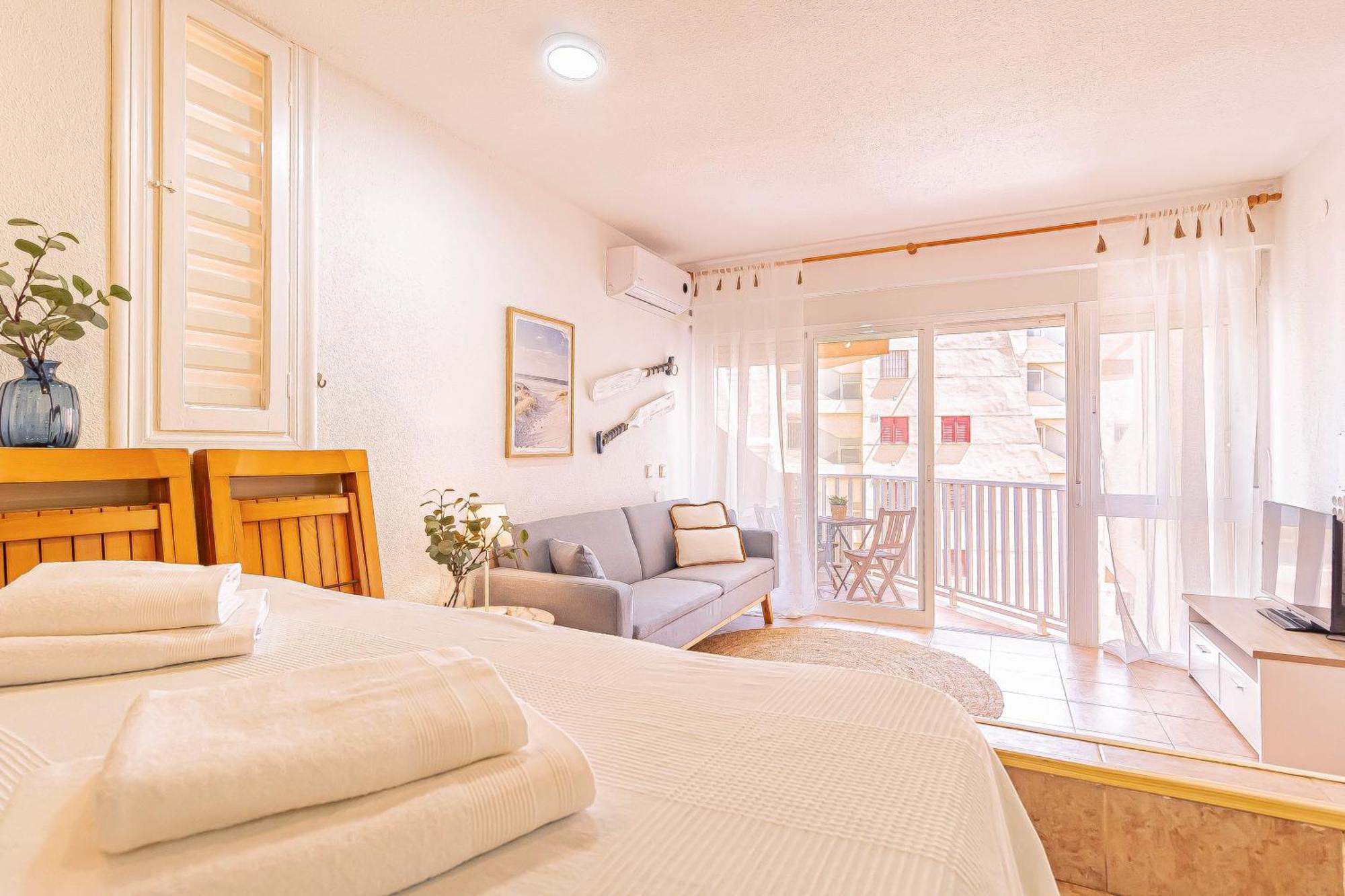 Apartamento La Pecera - La Manga Del Mar Menor - Edificio Monaco - Kilometro 7 - Cama Plegable Y Sofa-Cama Exterior foto